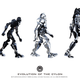Illustration for article titled Trace Cylon Evolution, From Toaster To Centurion To Six